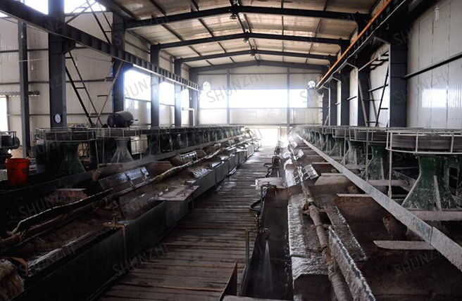 Barite beneficiation process